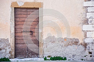 Vintage Door In Antic City