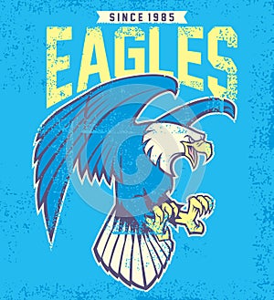 Vintage eagle mascot