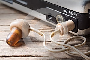 Vintage earphone