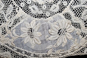 Vintage Edwardian and Victorian Vintage Lace Close Up
