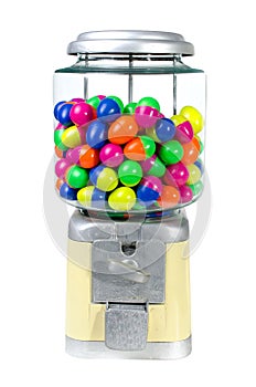 Vintage Eggs Slot Machine on White Background