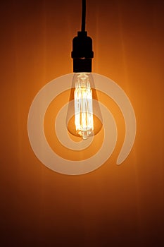 Vintage electric bulb lamp