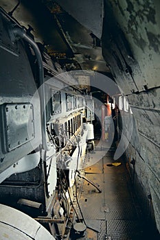 Vintage Electric Locomotive Interior