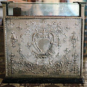 Vintage Embossed Cash Register