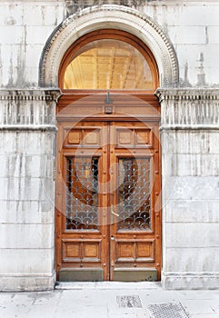 Vintage entrance door