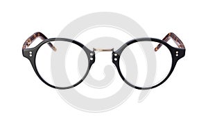 Vintage Eyeglasses isolated with clipping path photo