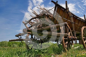 Vintage farm carriage