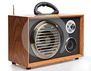 Vintage fashioned radio