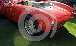 Vintage Ferrari racecar