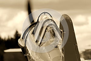 Vintage Fighter Training Aircraft