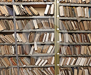 Vintage file documents