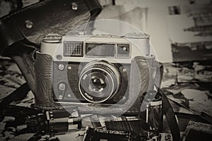 Vintage film cameras