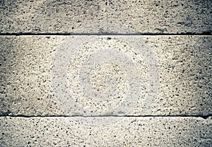 Vintage filter : Stack of cement block wall texture background
