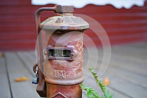 Vintage fire hydrant OPEN