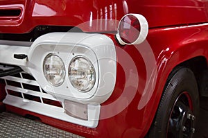 Vintage Fire Truck Details