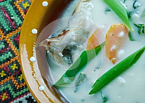 Vintage Fish soup in Galichyna