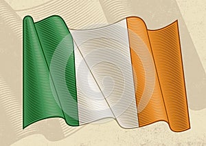 Vintage Flag Of Ireland