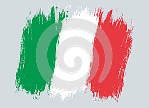 Vintage flag of Italy