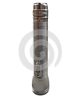 Vintage flash light isolated on white background