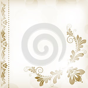 Vintage floral background