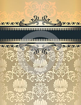 Vintage floral background