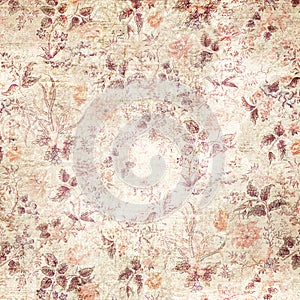 Vintage floral background