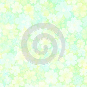 seamless abstract floral pattern design grunge texture green blur bokeh