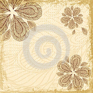 Vintage floral pattern