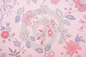 Vintage floral wallpaper