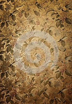 Vintage floral wallpaper