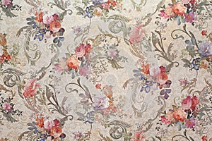 Vintage floral wallpaper img