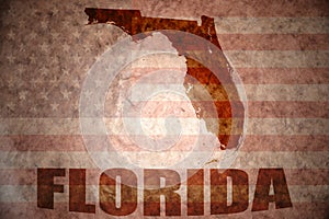 Vintage florida map