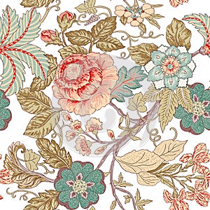 Vintage flower pattern