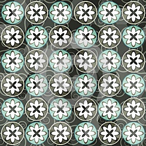 Vintage flower seamless