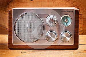 Vintage AM/FM radio