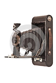 Vintage folding kodak brovnie camera