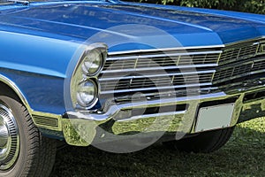 Vintage car front end