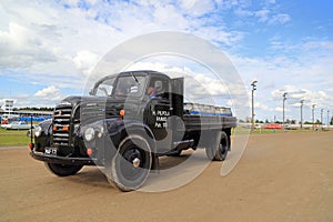 Vintage Ford Thames Pick Up Truck and Milk Churns