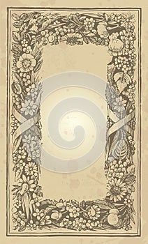 Vintage frame design (vector)