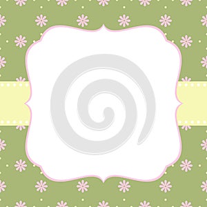 Vintage frame template.