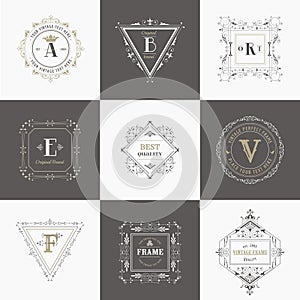 Vintage Frames and Banners