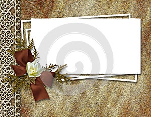 Vintage framework for congratulation