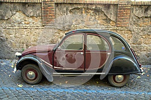 Vintage French car Citroen 2CV Charleston