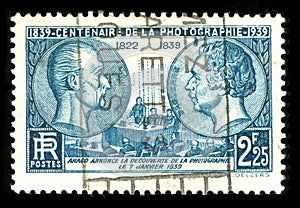 Vintage french stamp