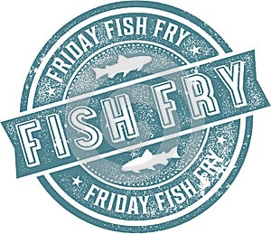 Vintage Friday Fish Fry Sign