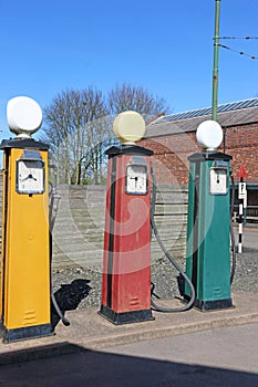 Vintage fuel pumps