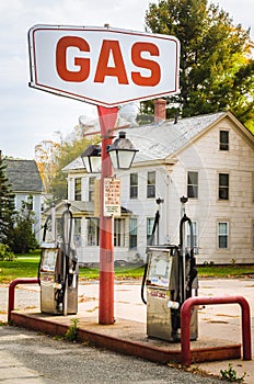 Vintage Gas Station