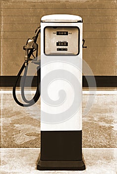 Vintage gasoline pump