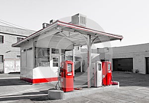 Vintage Gasoline Station