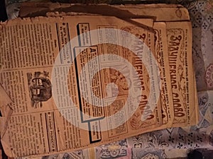 Vintage gazete